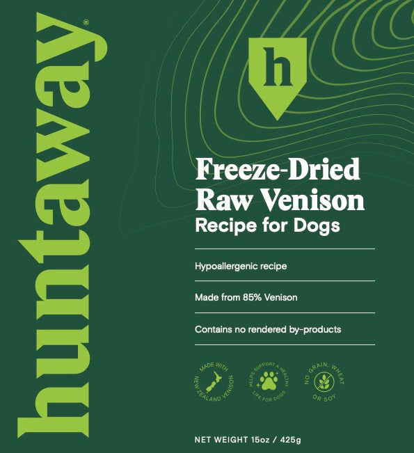 Huntaway FreezeDried Raw Venison Dog Food