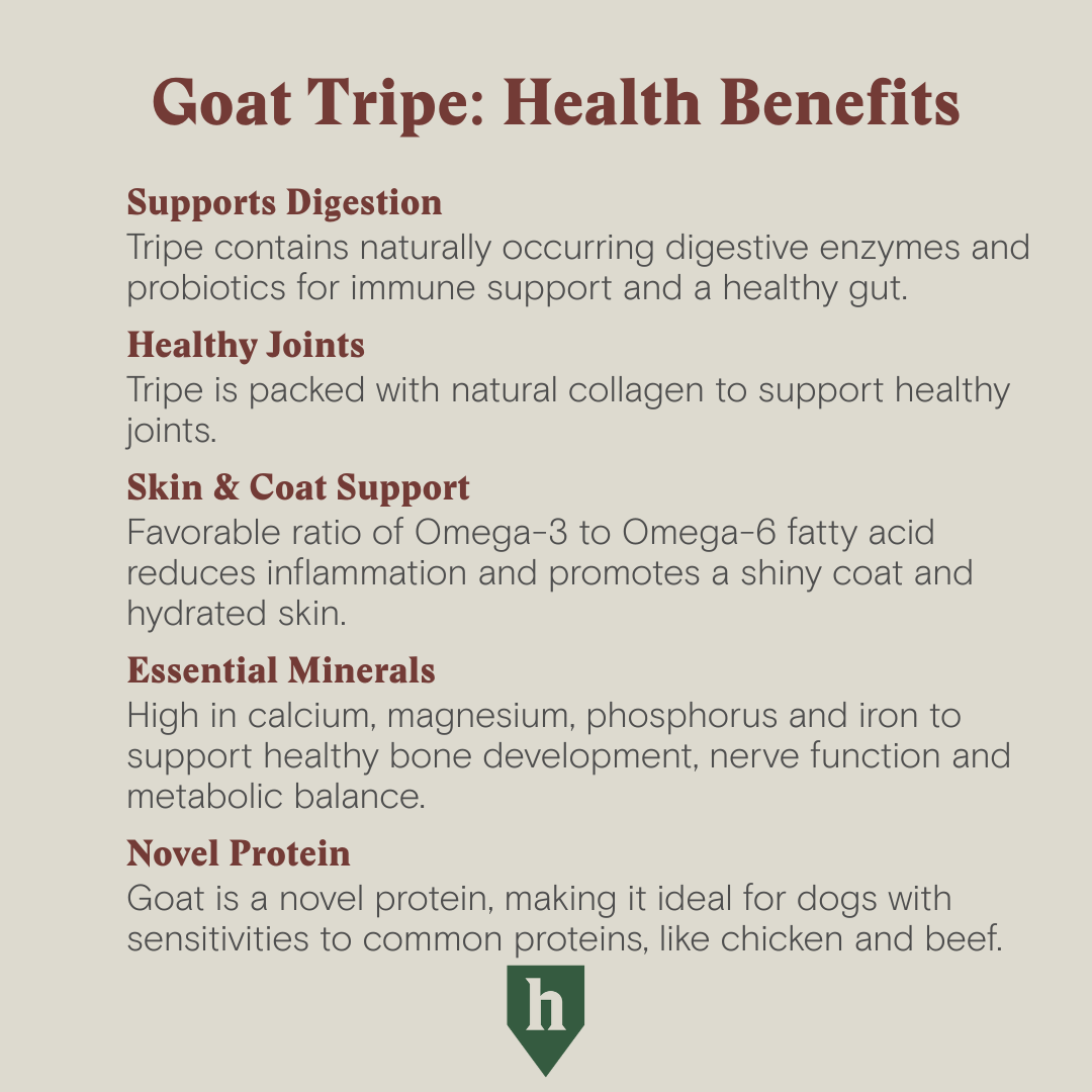 Huntaway Goat Tripe