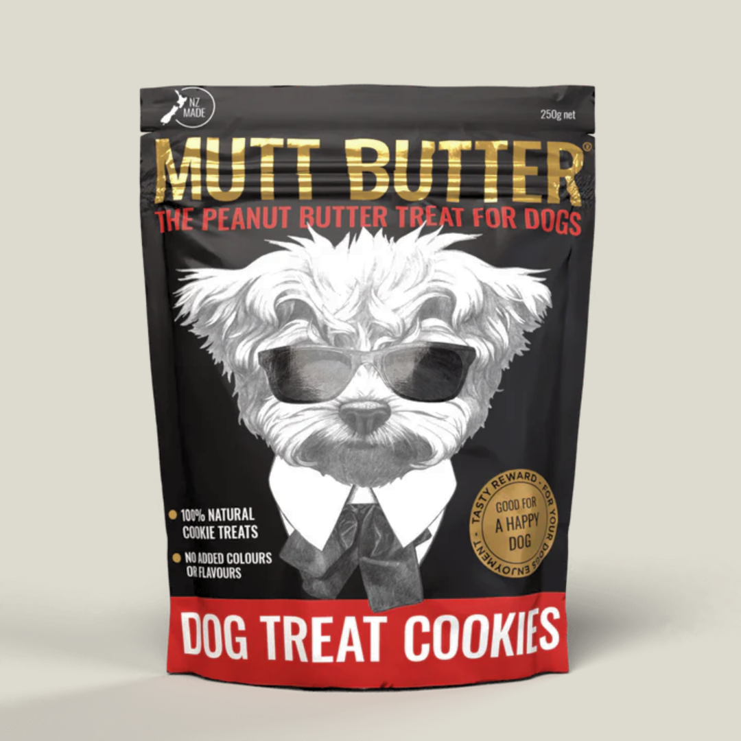 Case of 8 x Mutt Butter Original Peanut Butter Cookies