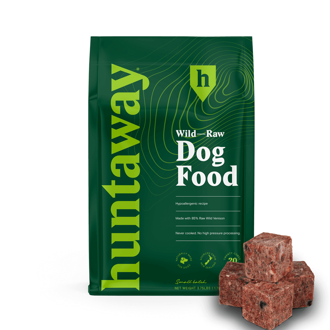 Large Box Wild Venison Raw Dog Food with Free Treats for Life