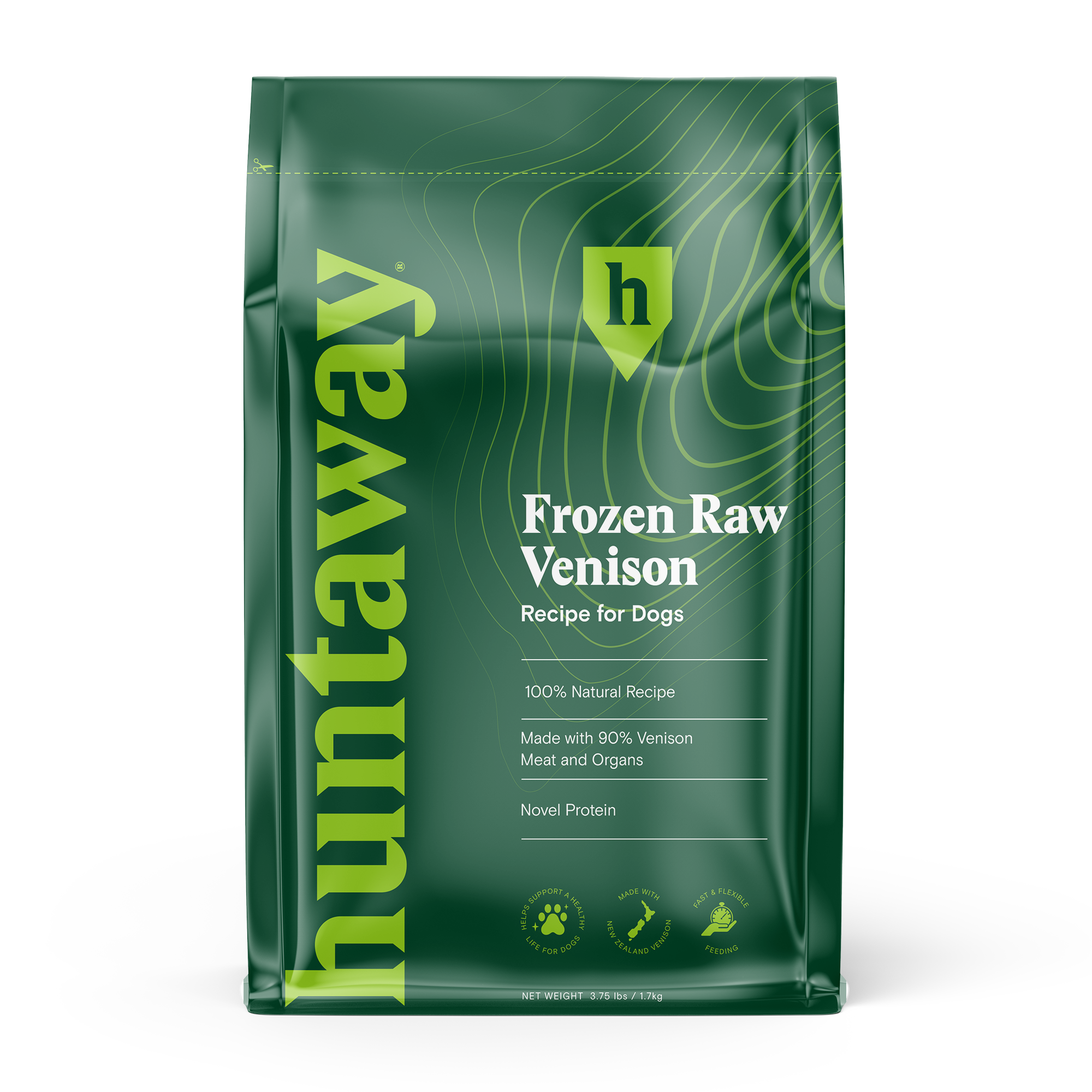 Huntaway Frozen Raw Venison Dog Food