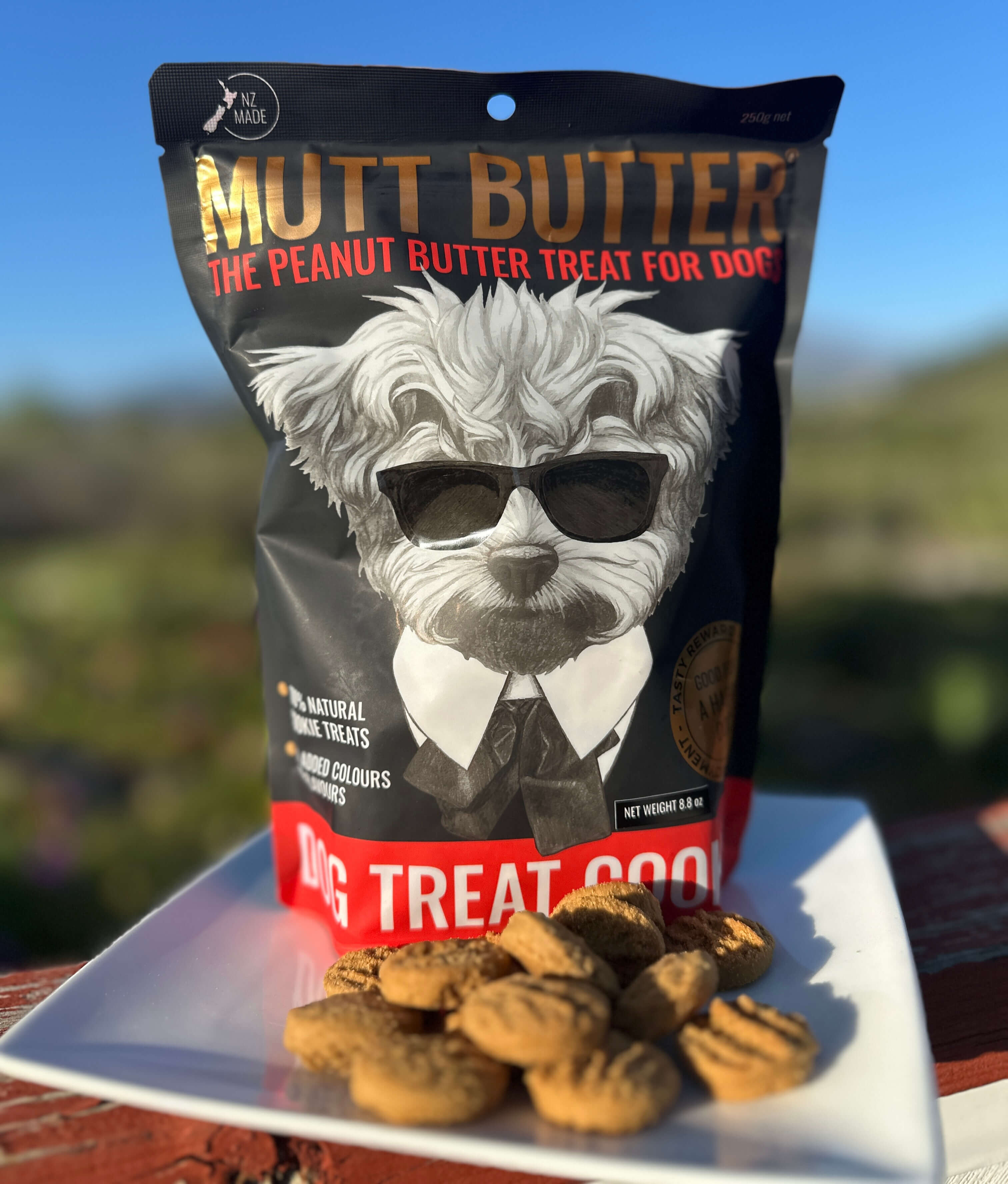 Case of 8 x Mutt Butter Original Peanut Butter Cookies
