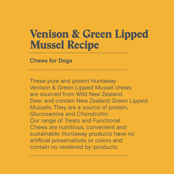 Huntaway Venison & Green Lipped Mussel Chew